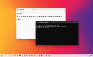 Windows 11 create and run batch files
